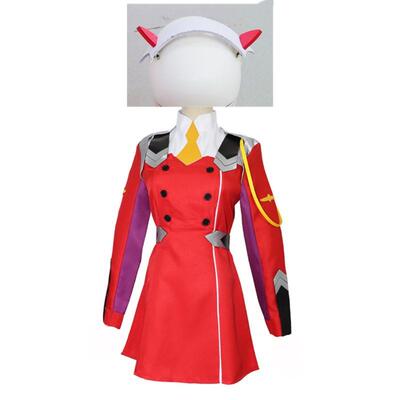 DARLINGin theFRANXX女主02cos服队鹤望兰cosplay服现货