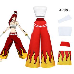 艾露莎cos服二次元 现货万圣节角色扮演 动漫妖精 尾巴cosplay服装