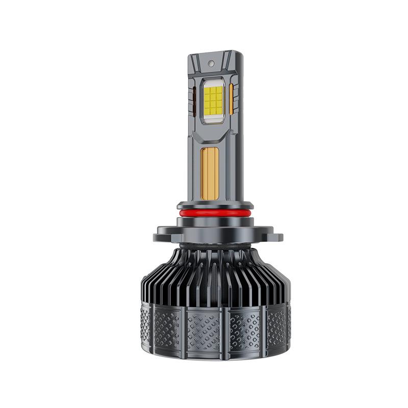 跨境V150八铜管汽车led大灯300w大功率H4H7激光led汽车前大灯改装