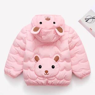 女宝宝羽绒服2025新款公主外穿棉服男女童轻薄棉衣宝宝小孩外套