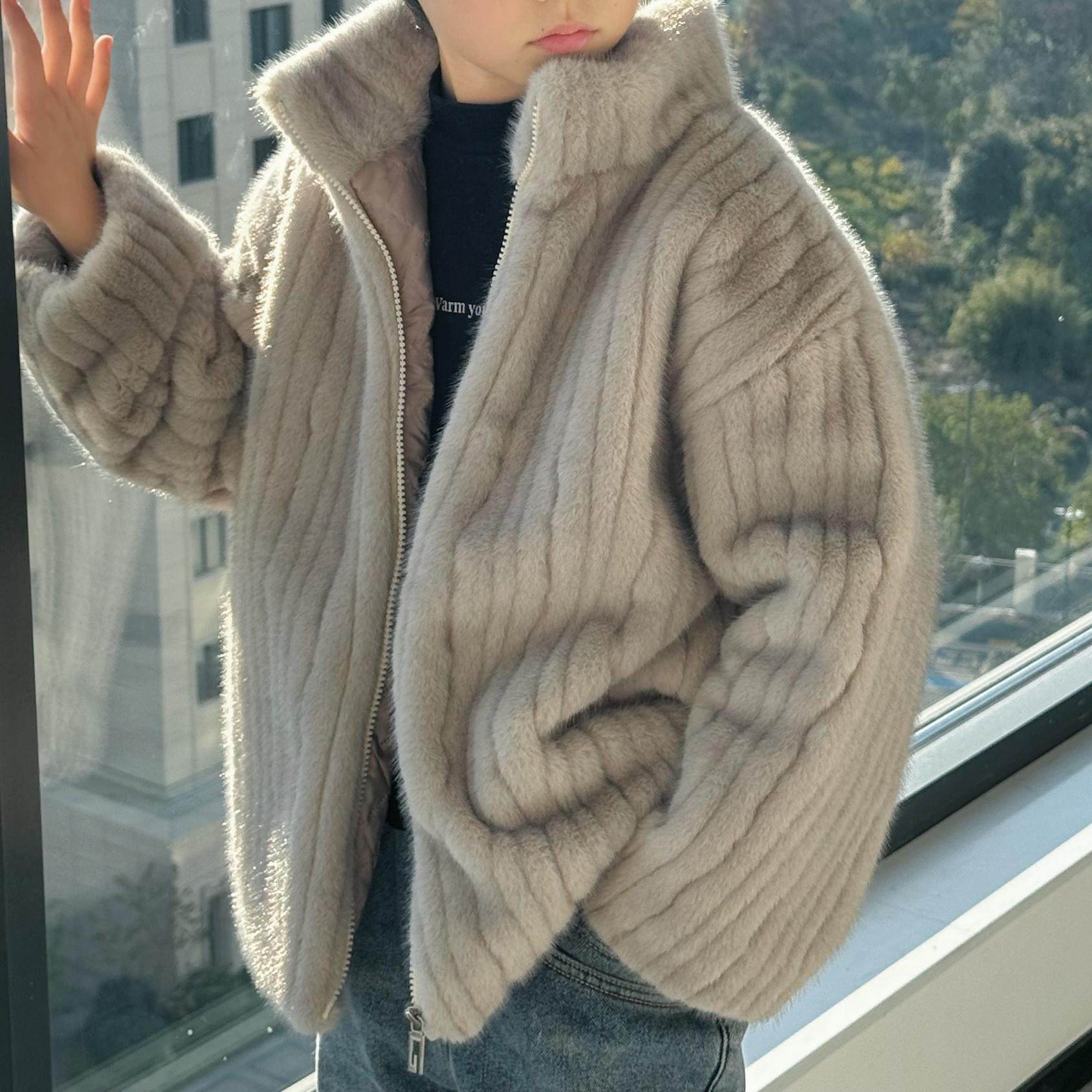 儿童皮草男童貂皮大衣宝宝外套仿水貂绒女童棉衣毛毛上衣保暖冬装,童装/婴儿装/亲子装,皮草/仿皮草,淘宝优惠券,粉丝福利购,淘宝优惠卷