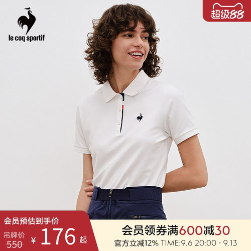 乐卡克短袖POLO女士翻领