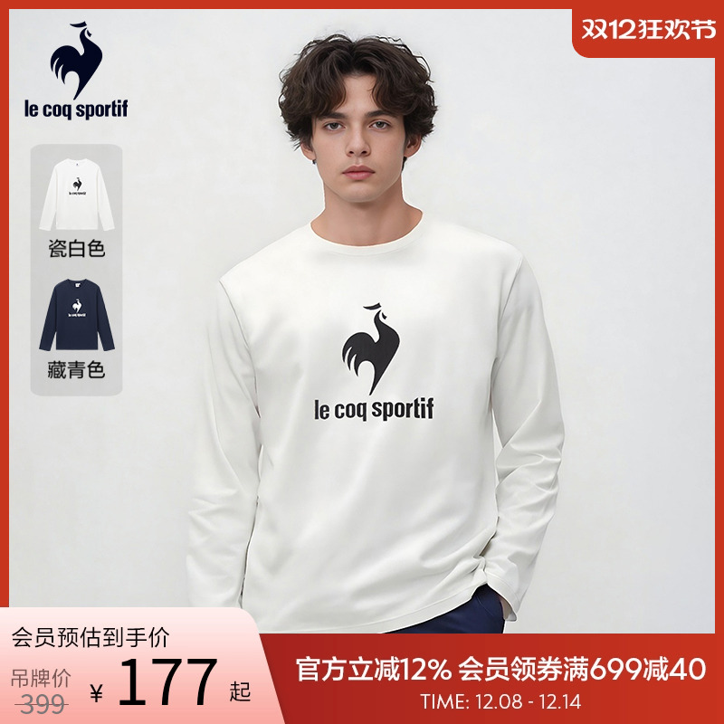 乐卡克法国公鸡春秋男女长袖T恤