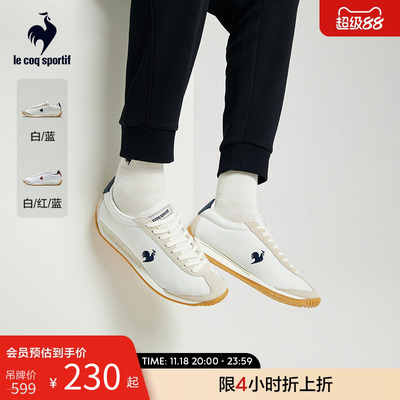 法国公鸡春秋男女复古风休闲鞋