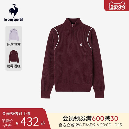 乐卡克法国公鸡秋季女款毛衣套衫