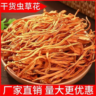 虫草花干货特产散装 凉拌热炒火锅煲汤炖菇菌食材家用商用
