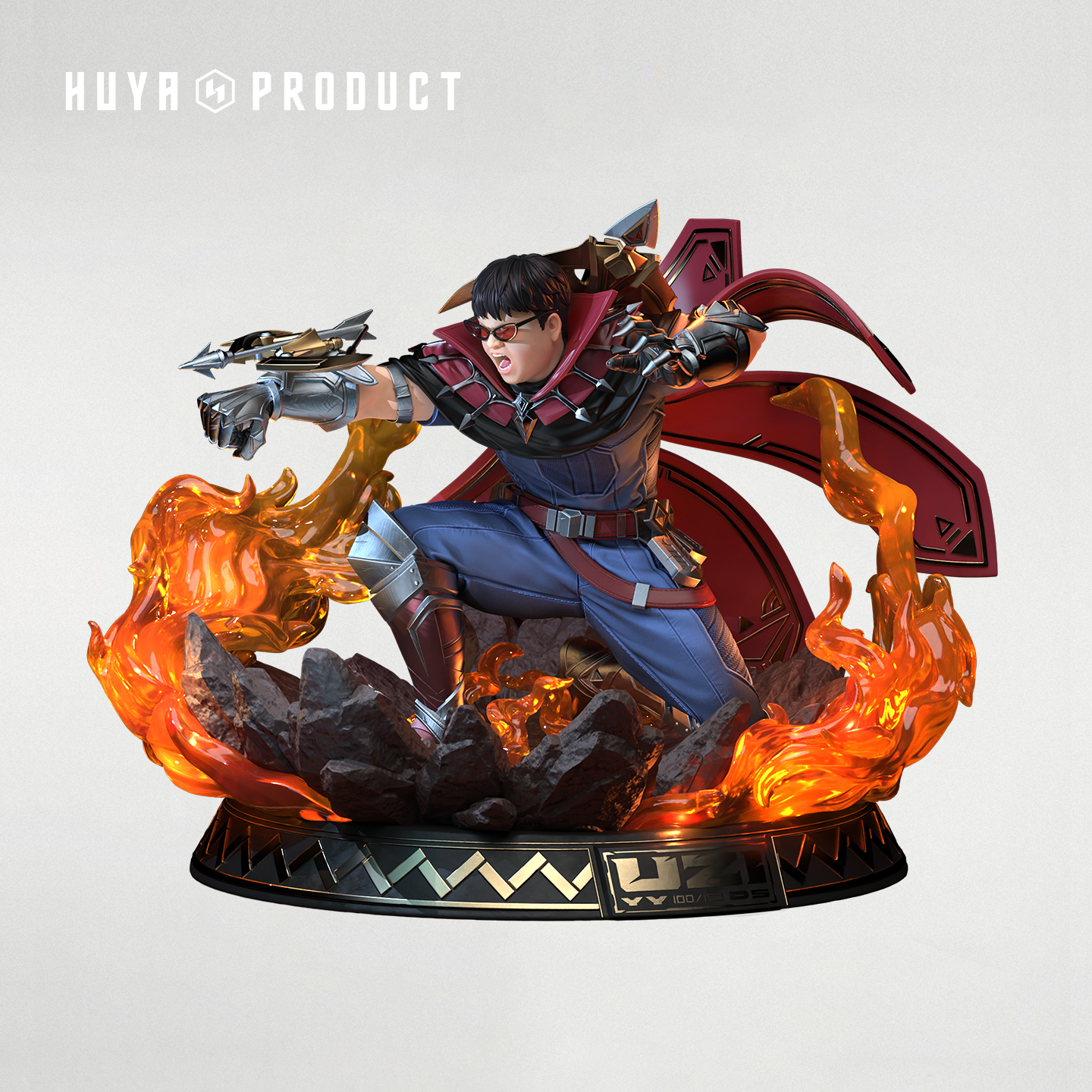 【售罄展示】虎牙出品Uzi简自豪珍藏英雄联盟纪念版1/6比例手办