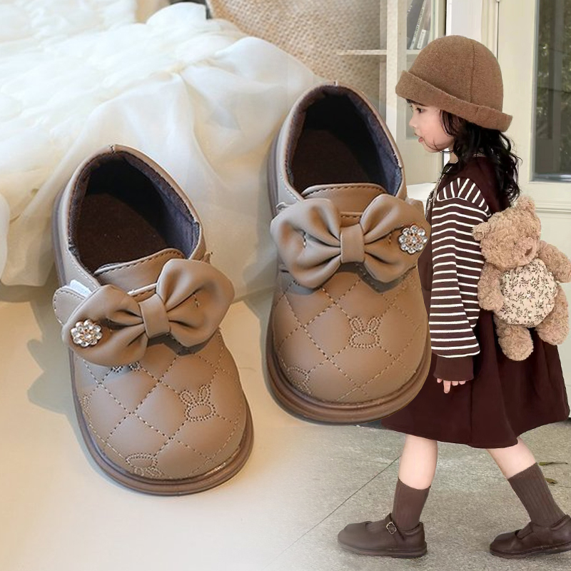 夏季女童公主风小皮鞋