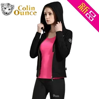 Áo len nữ COLINOUNCE mẫu áo len trùm đầu áo len cotton giản dị áo thể thao áo len trắng - Thể thao lông cừu / jumper hoodie form rộng