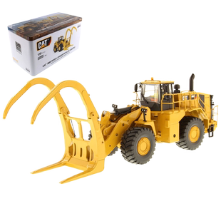 卡特彼勒CAT 1:50 988K 轮式装载机抓木机合金仿真模型工程车摆件