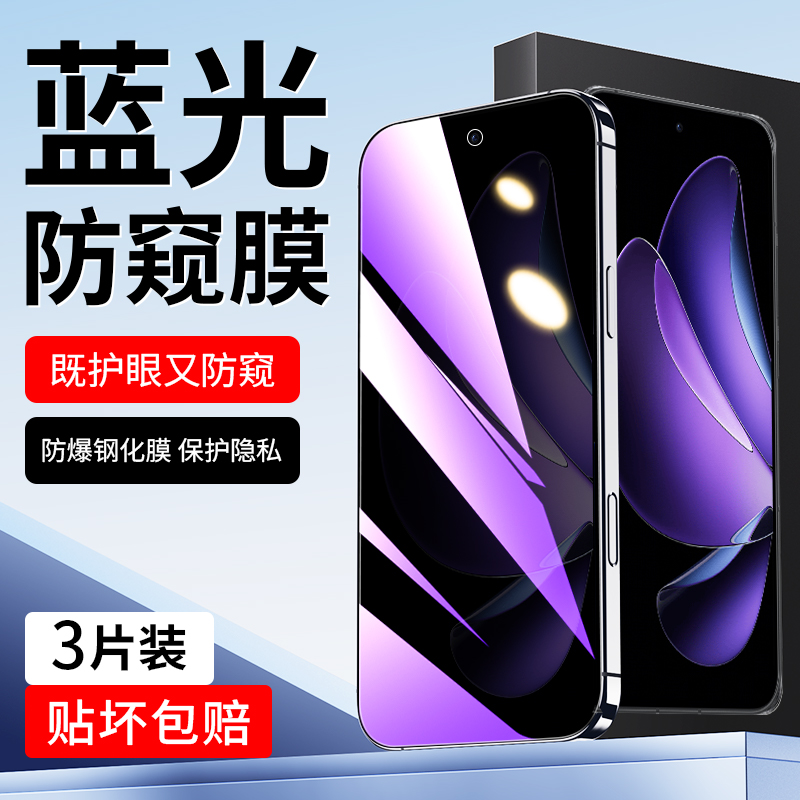 适用于oppoReno13蓝光防窥膜