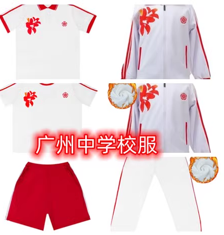 广州中学校服加绒定制款凤五名龙