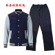 男女生韩版 校服新款 棒球服棉加绒 外套裤 珠海市香洲区初中中学冬装