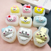 捏捏模具小八乌萨奇饼饼动漫人物卡通巧克力雪糕翻糖蛋糕装 饰模