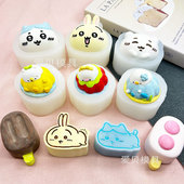 开学小八乌萨奇雪糕动物果冻捏捏乐硅胶模具巧克力慕斯蛋糕装 饰模