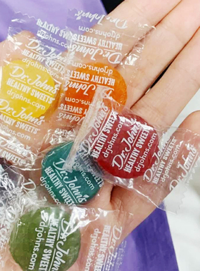 drjohns约翰博士无糖硬糖进口糖果木糖醇儿童水果糖多种口味109g