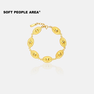 SOFT PEOPLE AREA-绳索图腾金色手链