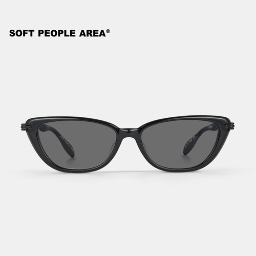 SOFT PEOPLE AREA-SERENA(墨镜)猫眼板材眼镜太阳镜细镜腿素颜