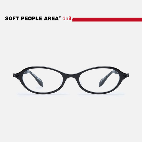 SOFT PEOPLE AREA-daily  SUBWAY(光学)小椭圆框型板材眼镜素颜
