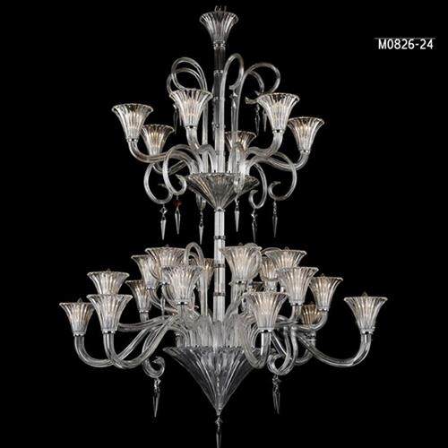 欧式水晶灯简约客厅吊灯美式餐厅灯北欧卧室轻奢蜡烛LED灯具