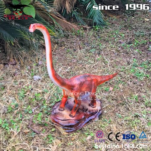 仿真小型仿真恐龙玩具马门溪龙玻璃钢模型摆件儿童玩具恐龙模型