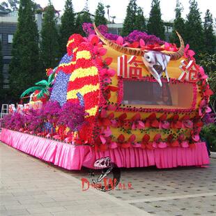自贡花灯花船花车手工制作灯光节大型公园广场国庆中秋灯组设计