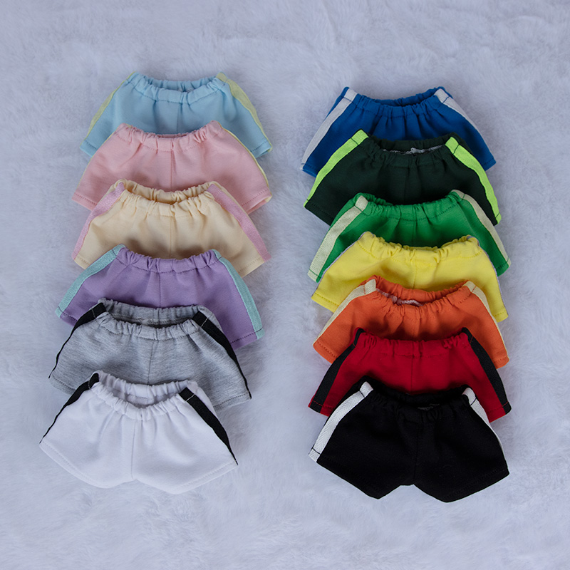 10cm20cm娃衣娃裤15厘米玩偶公仔裤子百搭棉花娃娃衣服运动裤现货