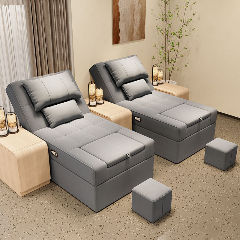 足疗电动沙发一体床足浴泡脚按摩沙发椅桑拿沐足采耳洗脚休息床