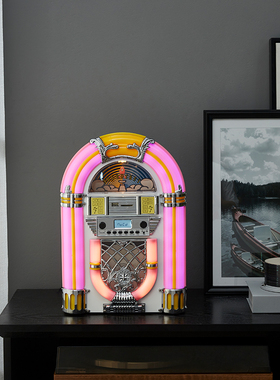 Arkrocket美式复古蓝牙CD播放机雅典娜点唱机Jukebox桌面台式音响