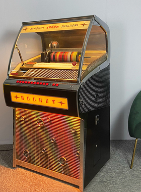 美式复古CD播放机JukeBox点唱机蓝牙点歌音响赠送80张CD别墅餐厅