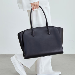 欧洲站row真皮女包大牌同款 购物袋 简约通勤手提托特包大容量时尚