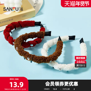 三福潮趣雪怪发箍单个 俏皮创意高颅顶造型发饰配饰发箍850530