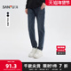 三福2025冬季 510105 都市通勤直腰长裤 男士 简约合身小脚牛仔裤