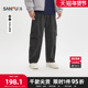 男士 分割结构弯刀休闲裤 街潮宽松工装 三福2025冬季 裤 513344