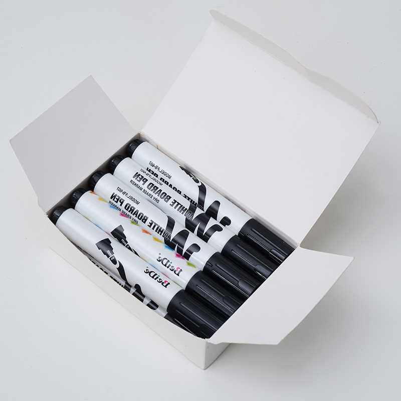 화이트 보드 펜 지울 수있는 대형 두꺼운 머리 칠판 펜 어린이 무독성 잉크 교사 수성 색상 빨간색 파란색 검정색 흰색