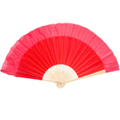 小红扇考级儿童舞蹈扇子双面8寸真丝荣昌胶州秧歌云南安徽花鼓