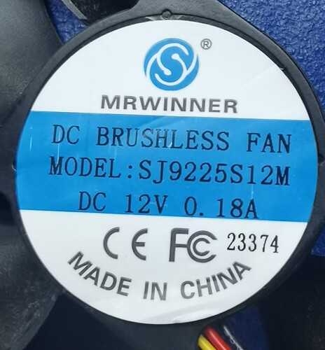 全新9CM厘米SJ9225S12M 12V0.27A十二伏 暖风机 烘干机 里De Shuo