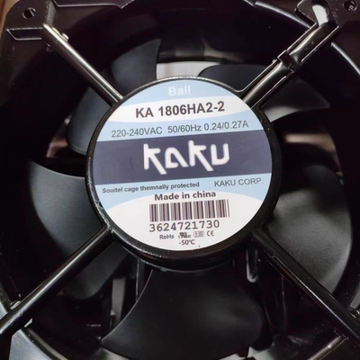 KAKU卡固KA1806HA2-2 18060 220V 0.24A机柜散热风扇