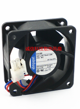 614NN 614NHH 614NH全新原装德国进口风机6025 24V变频器散热风扇