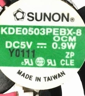 KDE0503PEBX-8  3006 笔记本风扇 5V0.9W 3厘米超薄 3CM