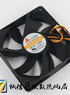 元山 YW12025012BH 12025 12V 0.46A 12CM/厘米 4线 PWM 温控风扇