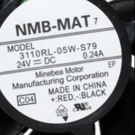 S79 8cm 8025 全新NMB 0.24A 05W 24V 变频器工控散热风扇 3110RL