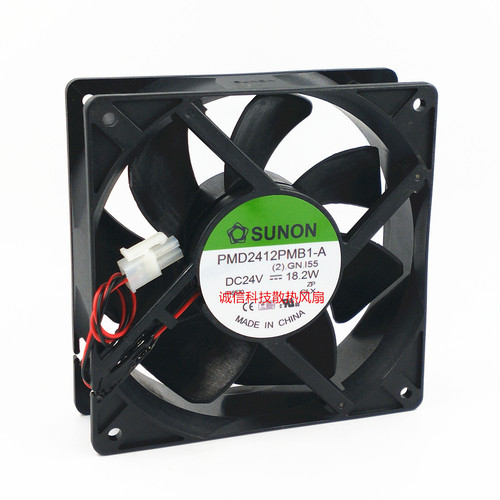 全新SUNON建准风扇 PMD2412PMB1-A(2).R.GN三线12038 24V散热风机