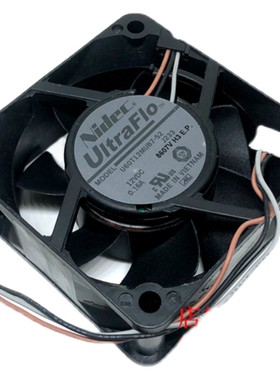 原装正品Nidec 6025 6CM U60T12MUB7-52 12V 0.16A投影机散热风扇