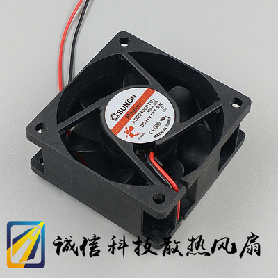全新正品SUNON建准 6025 KDE2406PTV1 24V 1.9W 变频器用风扇