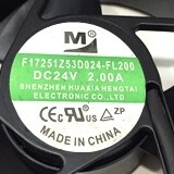 原装 F17251Z53D024-FL200  DC24V 2.00A 17251 变频器散热风扇