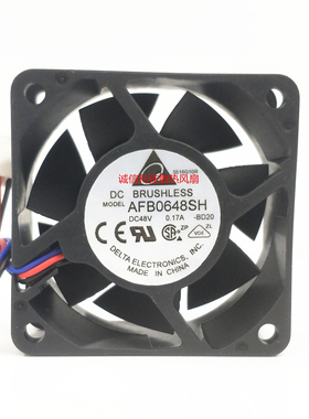 DELTA台达 6025 AFB0648SH 48V 0.17A 6CM/厘米 变频器散热风扇