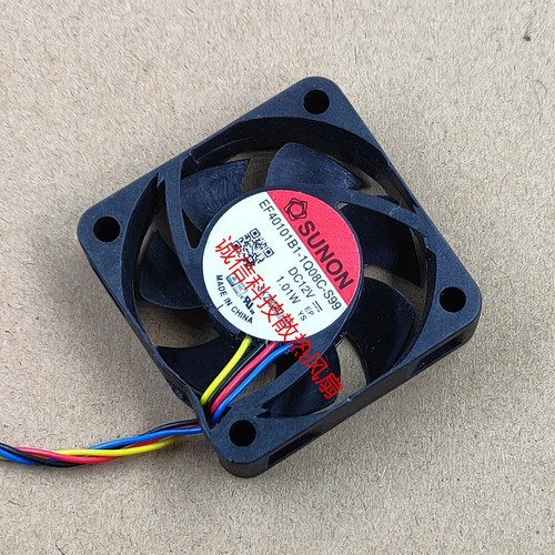 全新建准EF40101B1-1Q08C-S99 4厘米12V 4010 PWM散热CPU静音风扇