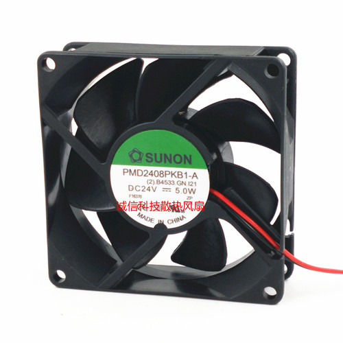 SUNON PMD2408PKB1/PTB1-A FC301 5.5KW变频器散热风扇 24V 5.0W