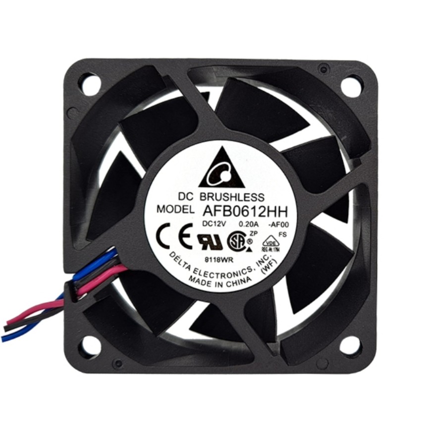 原装正品台达AFB0612HH-AF00 DC 12V 0.20A 6025 60*60*25双滚珠